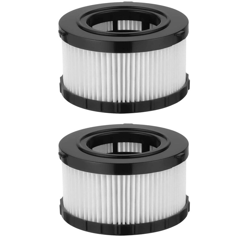 Fette Filter فلتر فيتي - فلتر HEPA متوافق مع نماذج مكنسة ديوالت الرطبة والجافة DC515 DCV517 DCV517B رقم الجزء # DC5151H يتضمن 2 فلتر بديل. - Image 1